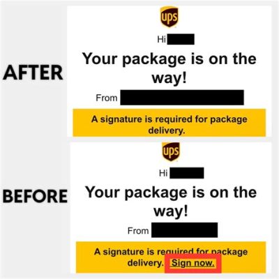 how do i know if my ups package requires a signature